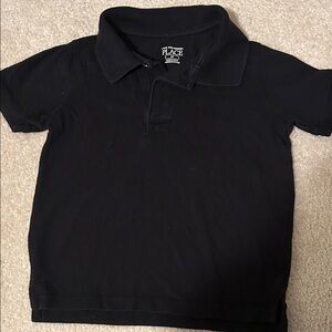 The Children's Place Black Short-Sleeve Polo